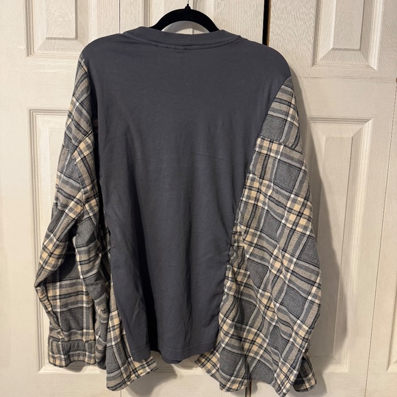 Ramones Upcycled Graphic T-Shirt & Flannel - Read Measurements for Accurate Sz - Picture 3 of 3